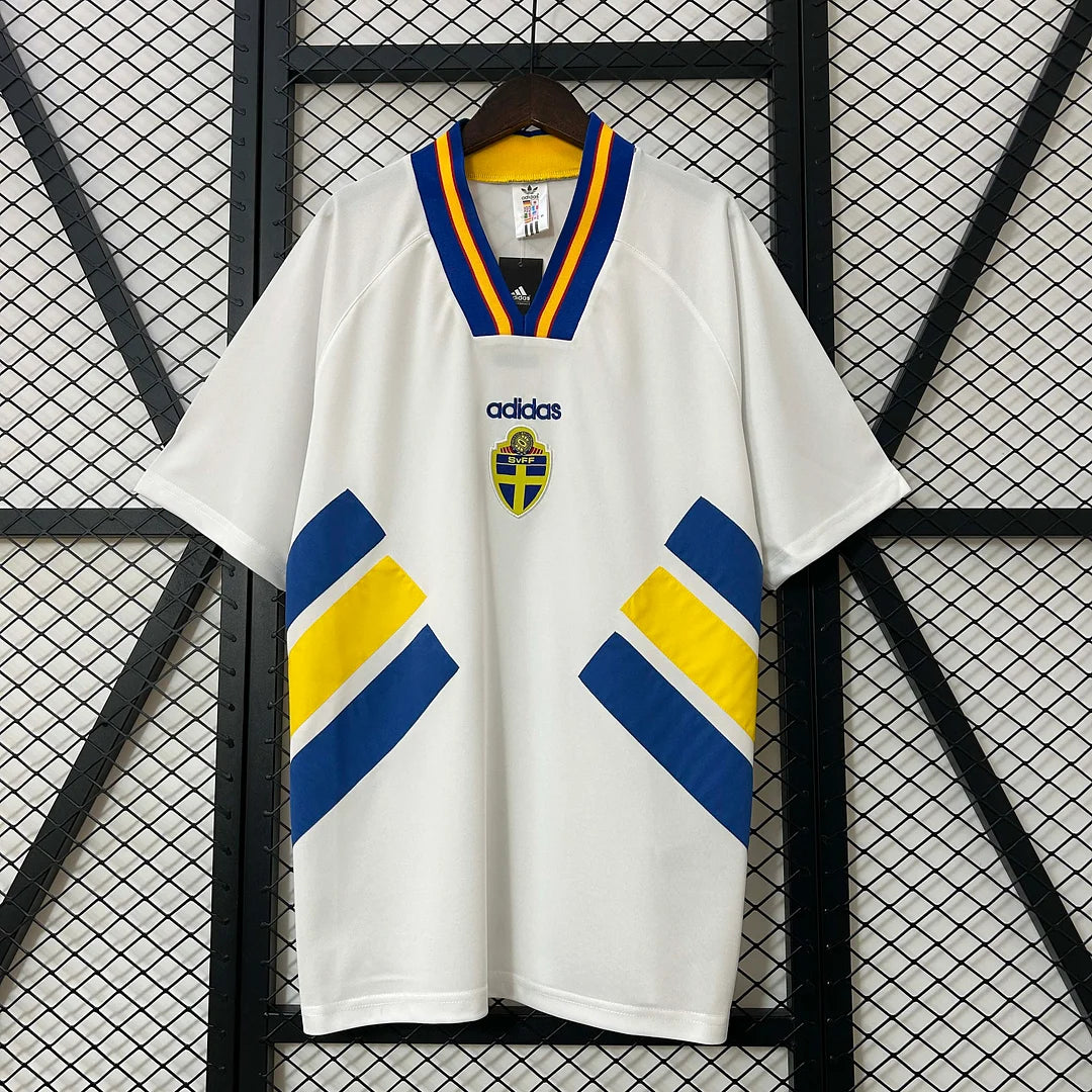1994 Švedska Retro Gostujoči Nogometni Dres
