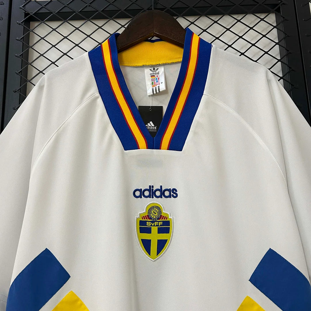 1994 Švedska Retro Gostujoči Nogometni Dres