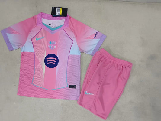 2025/2026 Barcelona Pink Otroški 1:1 Nogometni Dres