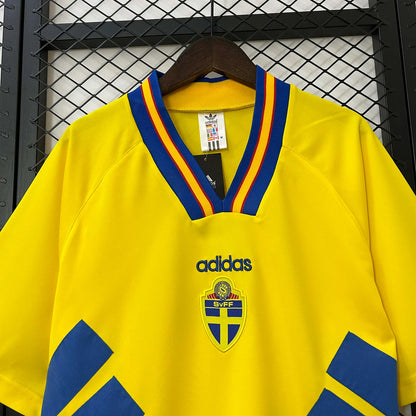 1994 Švedska Retro Domači Nogometni Dres